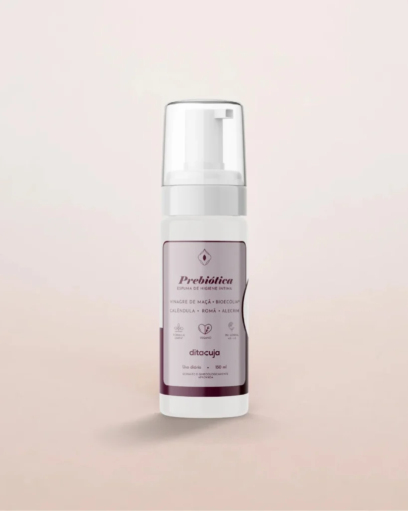 Espuma Natural de Higiene Íntima - Prebiótica